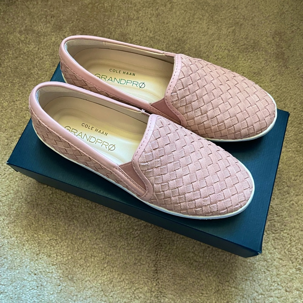 NEW women cole haan grandpro misty rose 6M